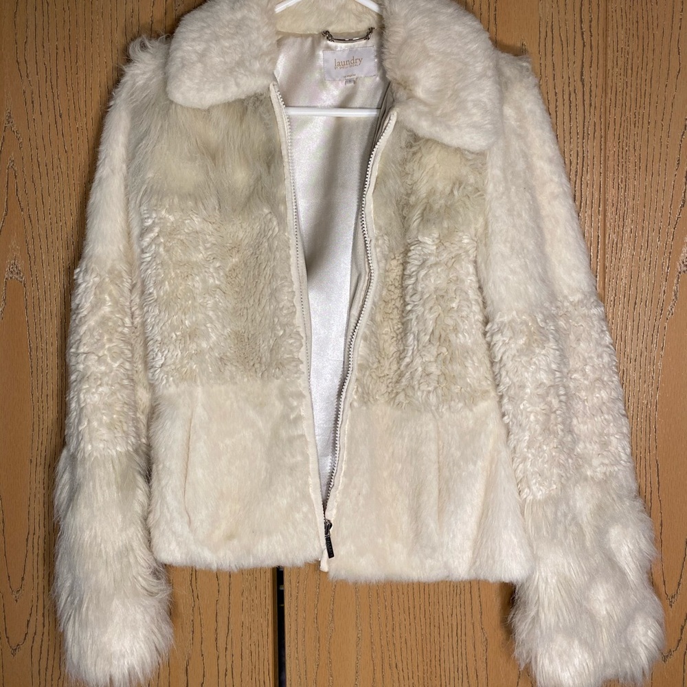Laundry By Shelli Segal Fur Jacket